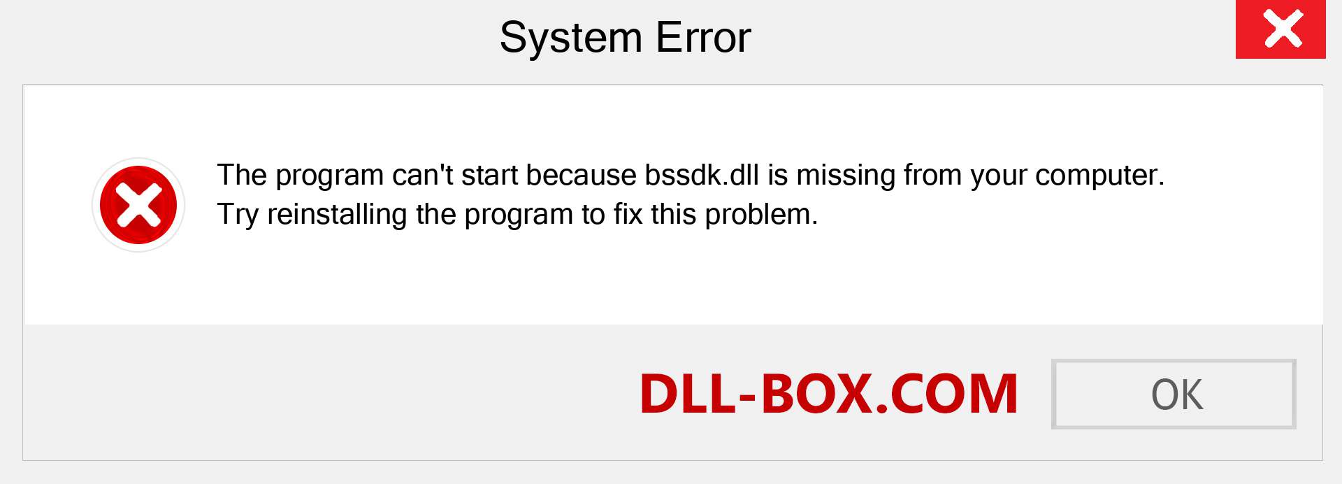  bssdk.dll file is missing?. Download for Windows 7, 8, 10 - Fix  bssdk dll Missing Error on Windows, photos, images