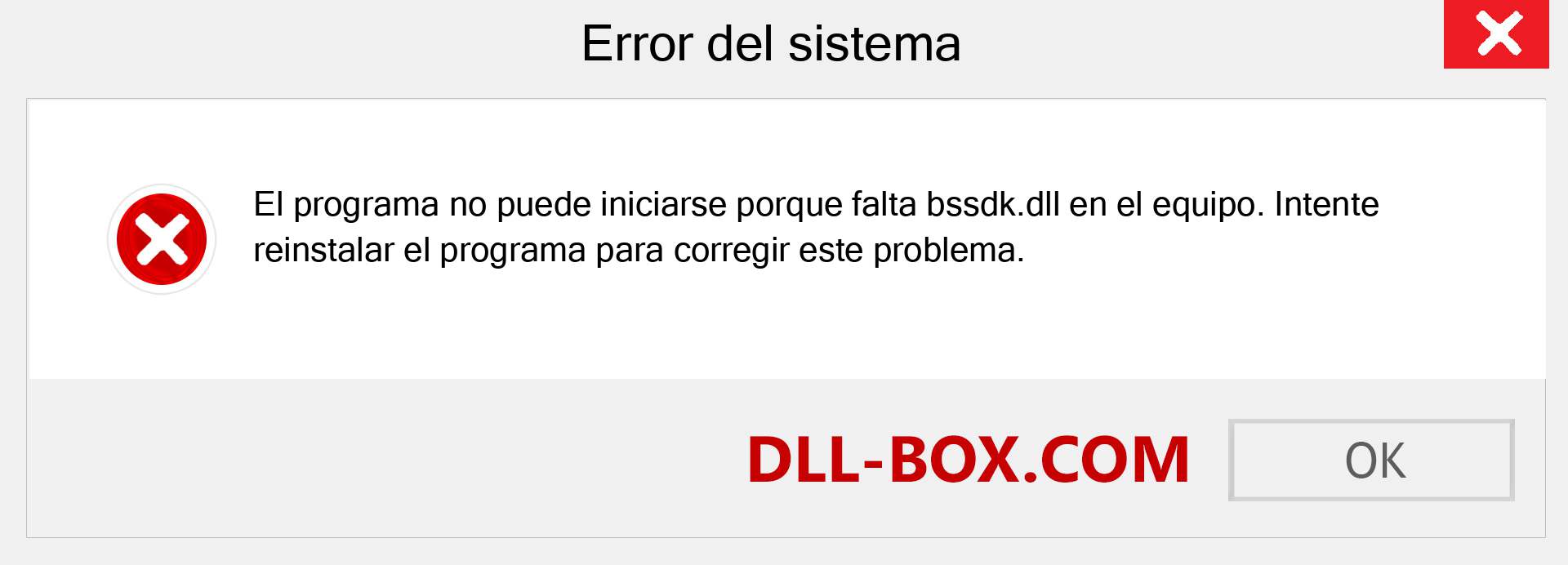 ¿Falta el archivo bssdk.dll ?. Descargar para Windows 7, 8, 10 - Corregir bssdk dll Missing Error en Windows, fotos, imágenes